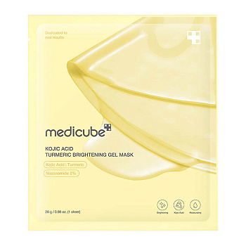 МДК Гидрогелевая маска MEDICUBE Kojic Acid Turmeric Brightening Gel Mask 27гр