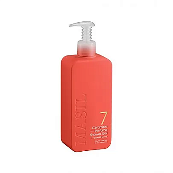 MAS Гель для душа с пудровым ароматом ириса MASIL 7 Ceramide Perfume Shower Gel Sweet Love 300мл